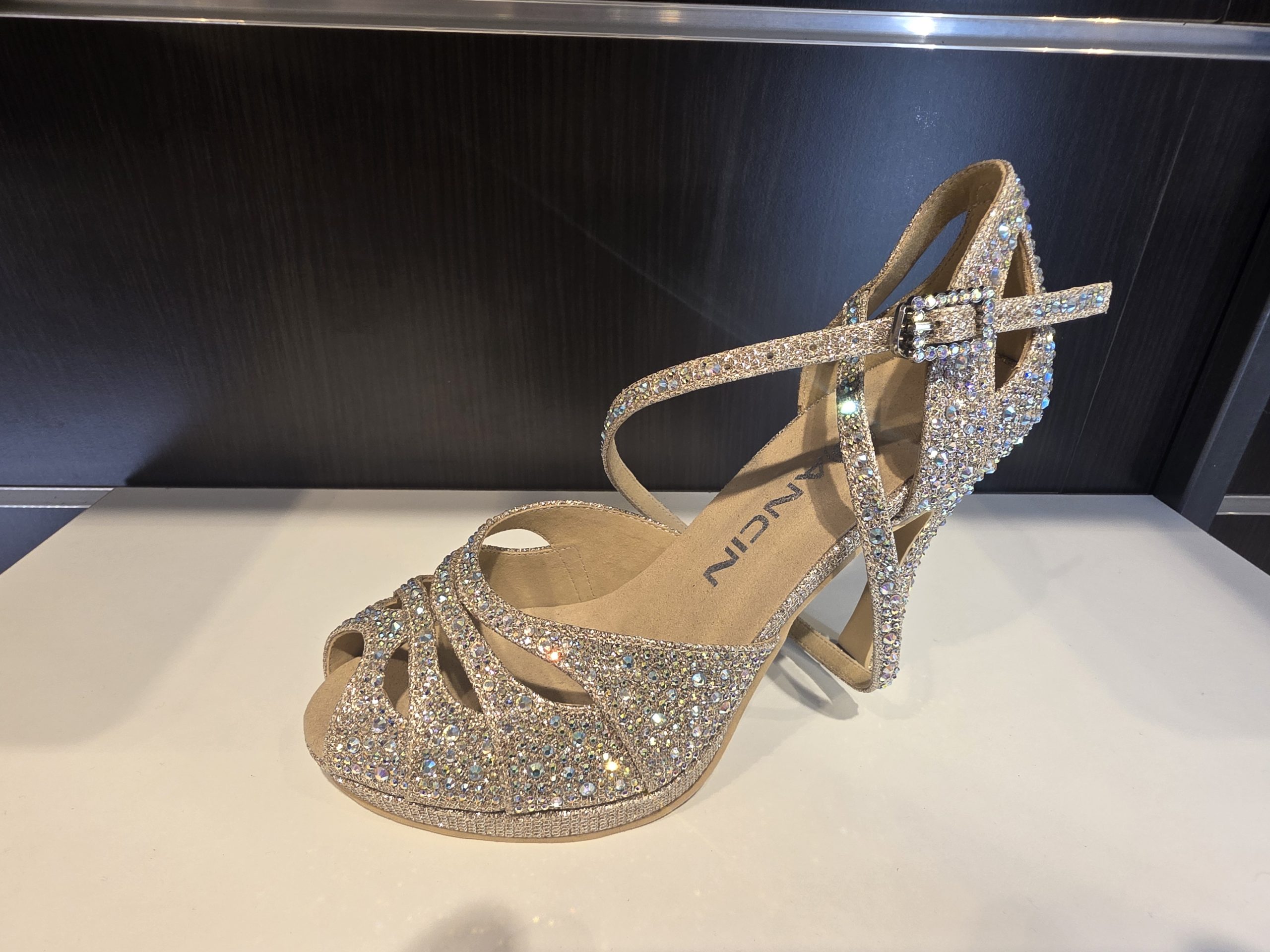 DANCIN OPEN TOE GIOIELLO T.10CM CON PLATEAU (4) DANCIN